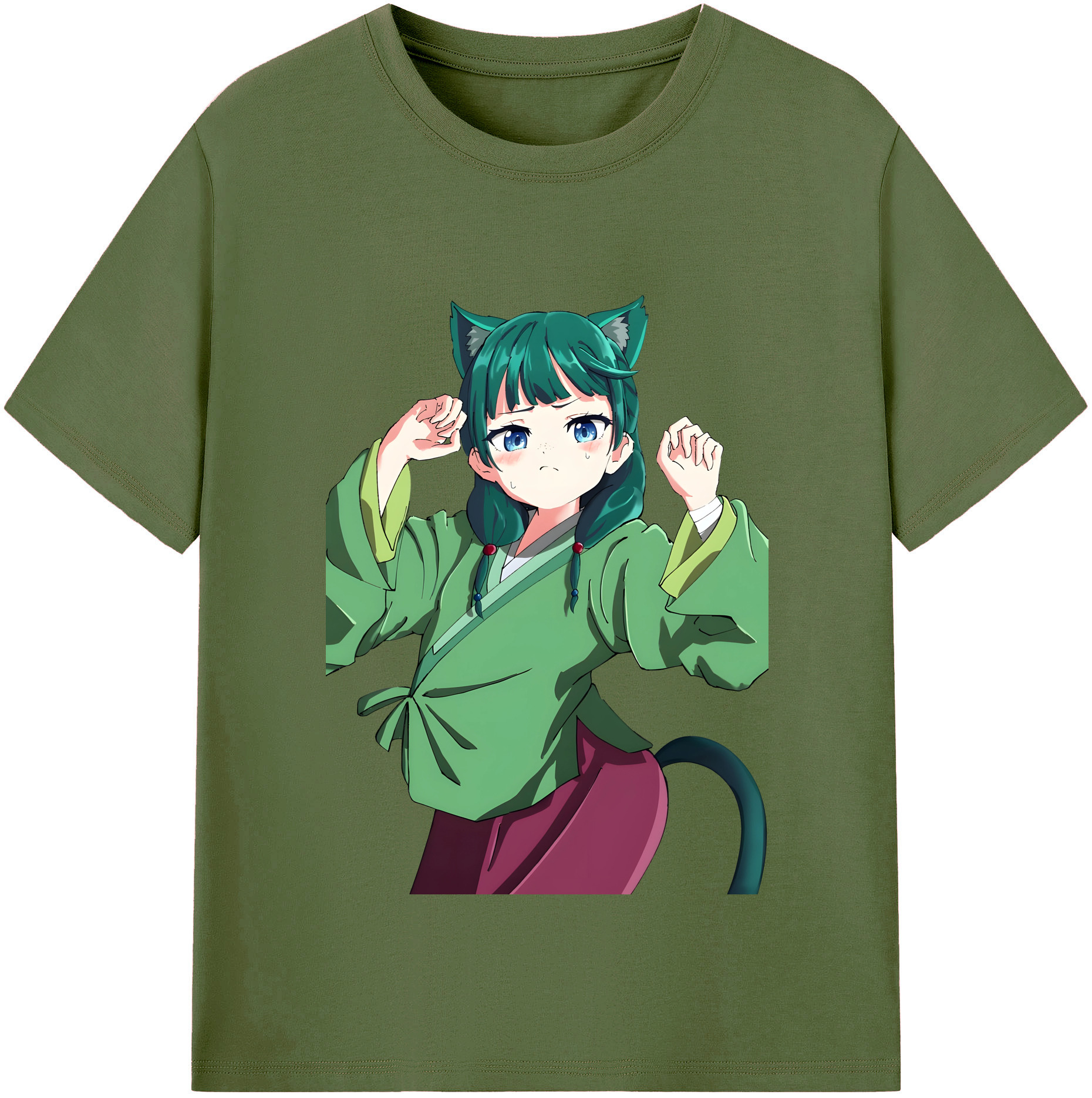 （画像用） 薬屋のひとりごと The Apothecary Diaries 綿100％半袖Tシャツ（フロントプリント）